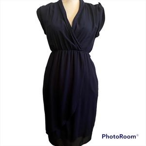 Anthropologie Maeve navy summer dress